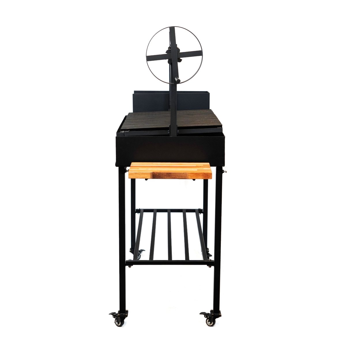 Premium Santa Maria Grill with V - Shaped Grates and CartGaucholife