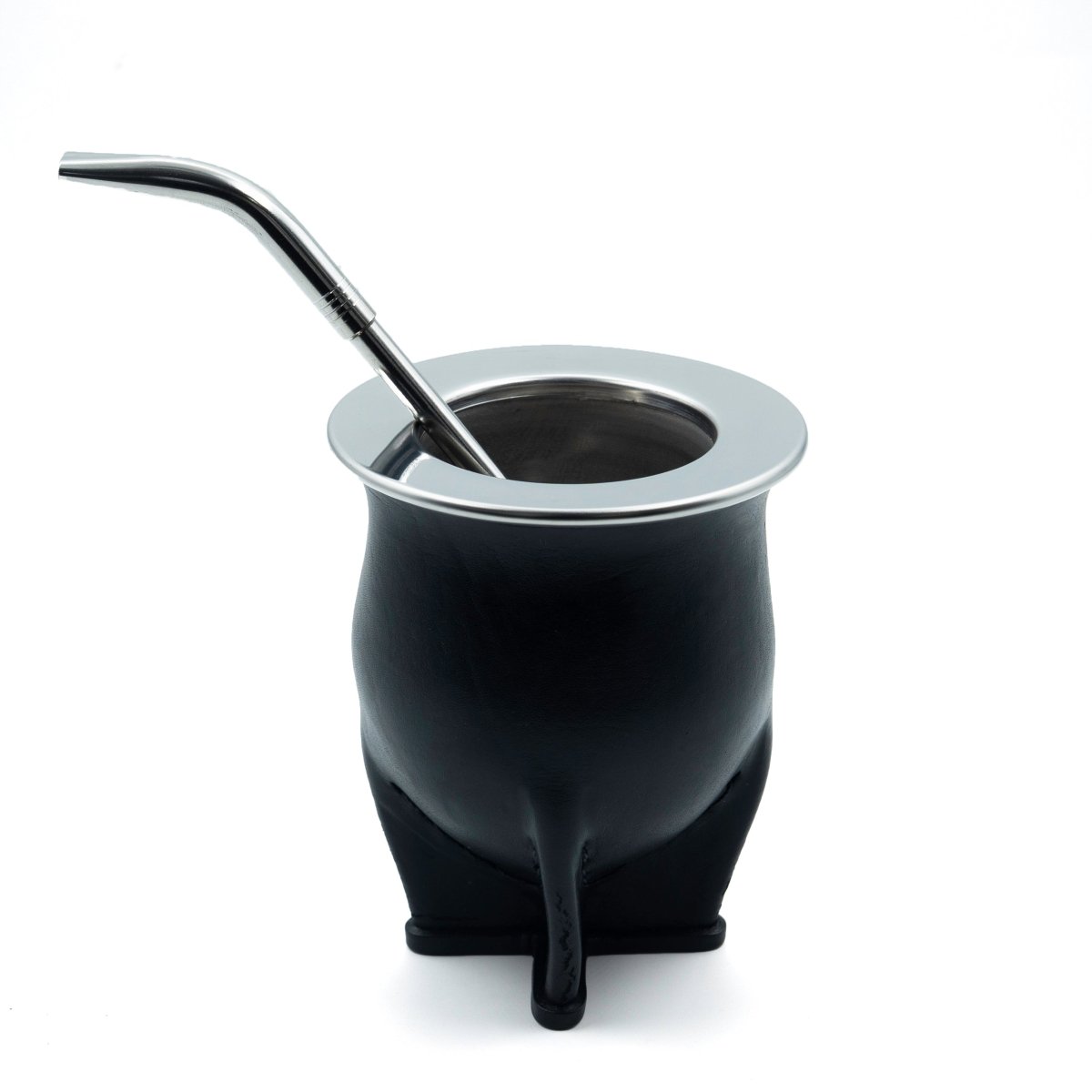Leather Camionero Inox Cup BlackGaucholife