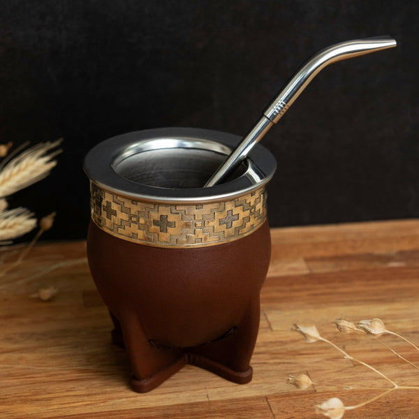 Inox Imperial Mate Cup Brown