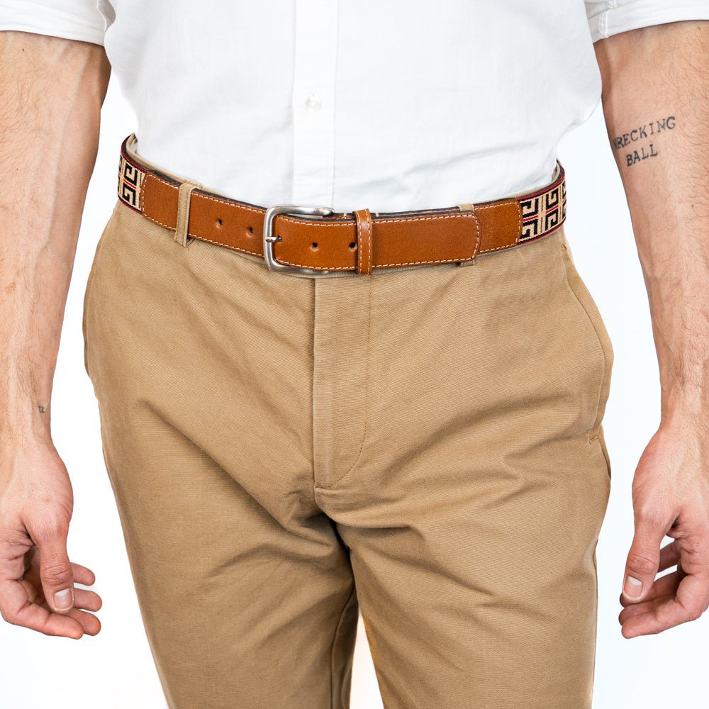 Guarda Pampas Woven Belt (Greek Black)30Gaucholife