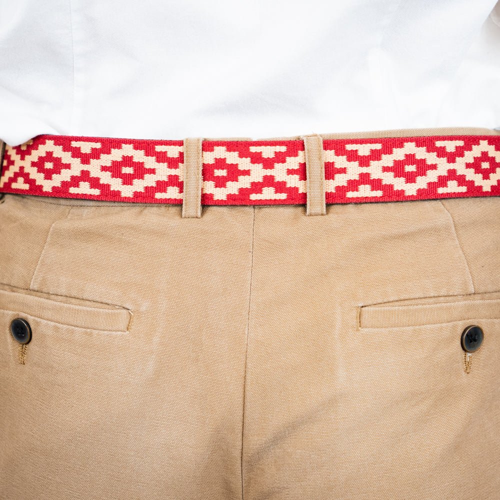 Guarda Pampas Woven Belt (Red)30Gaucholife