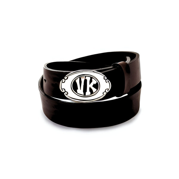 Personalized Leather Buckle Belt