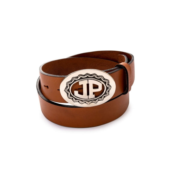 Personalized Leather Buckle Belt
