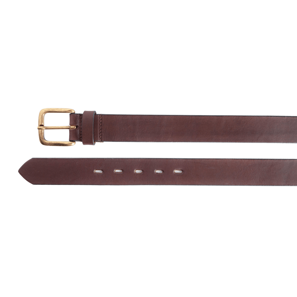 Vegetable - Tanned Leather Polo Belt (Brown)30Gaucholife