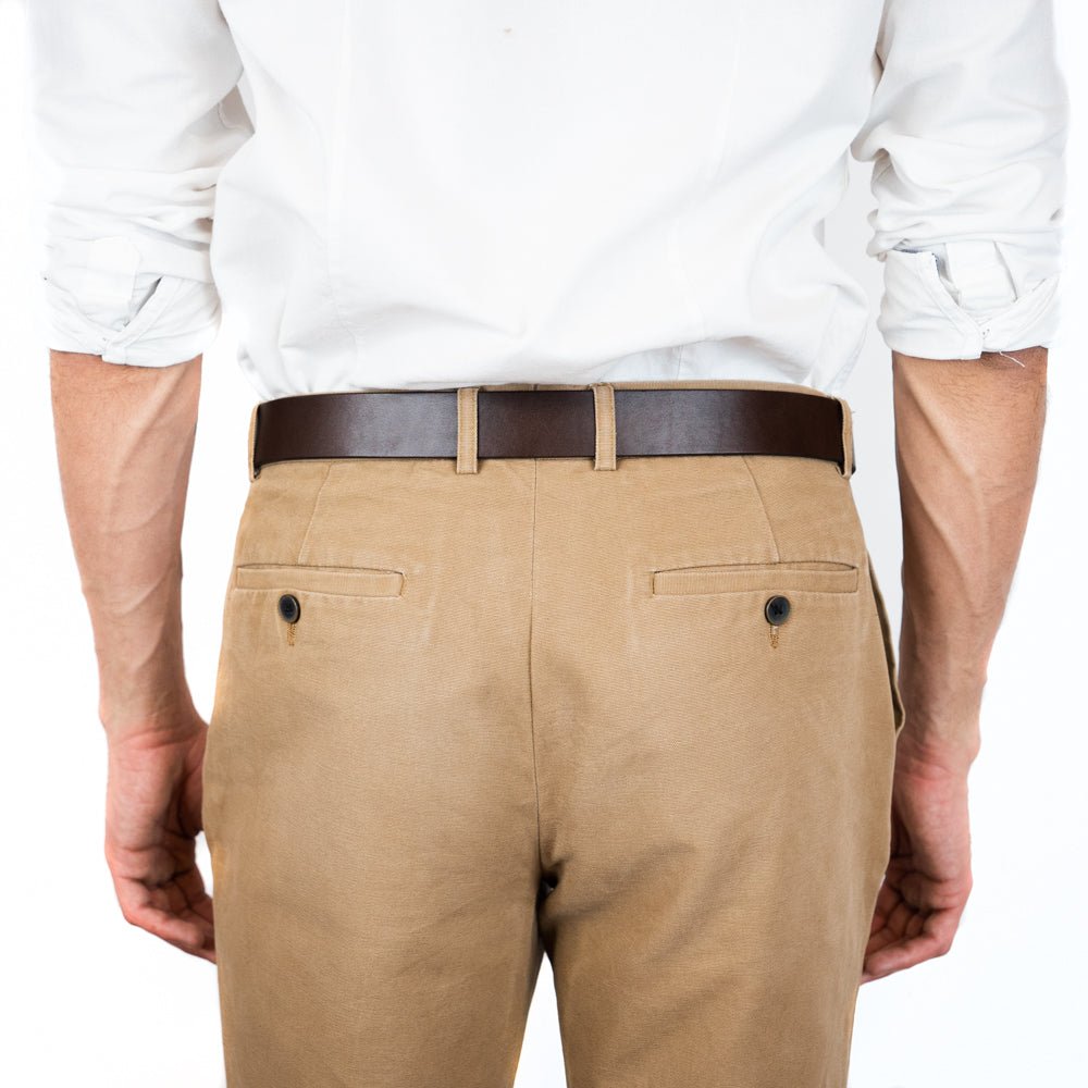 Vegetable - Tanned Leather Polo Belt (Brown)30Gaucholife