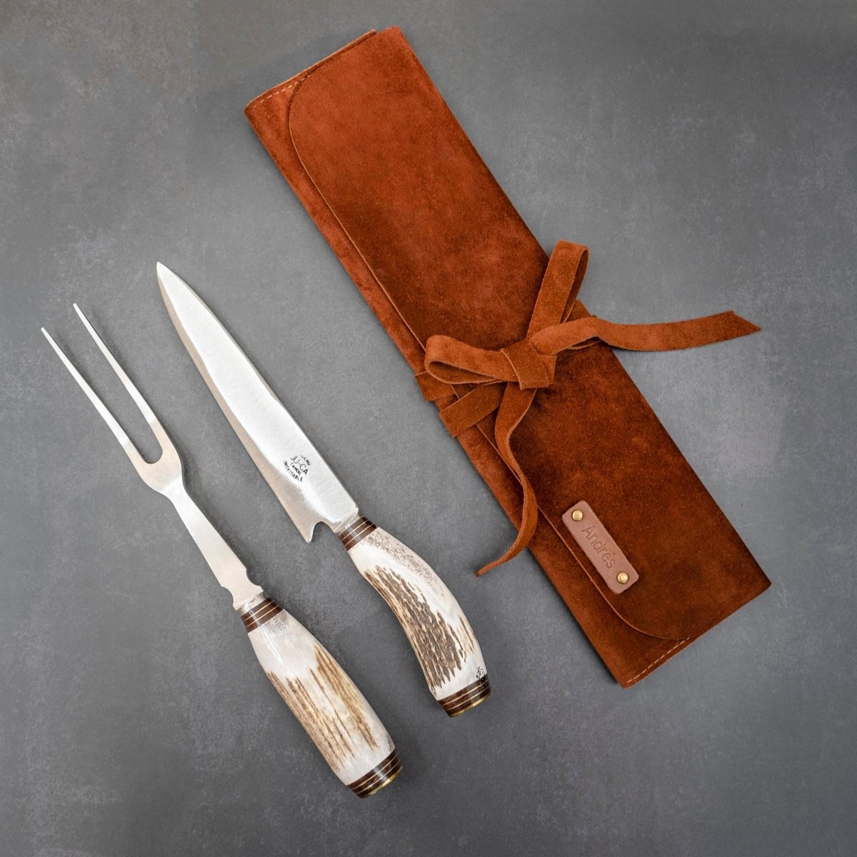 Gaucho Knife and Fork Carving Set,DeerGaucholife