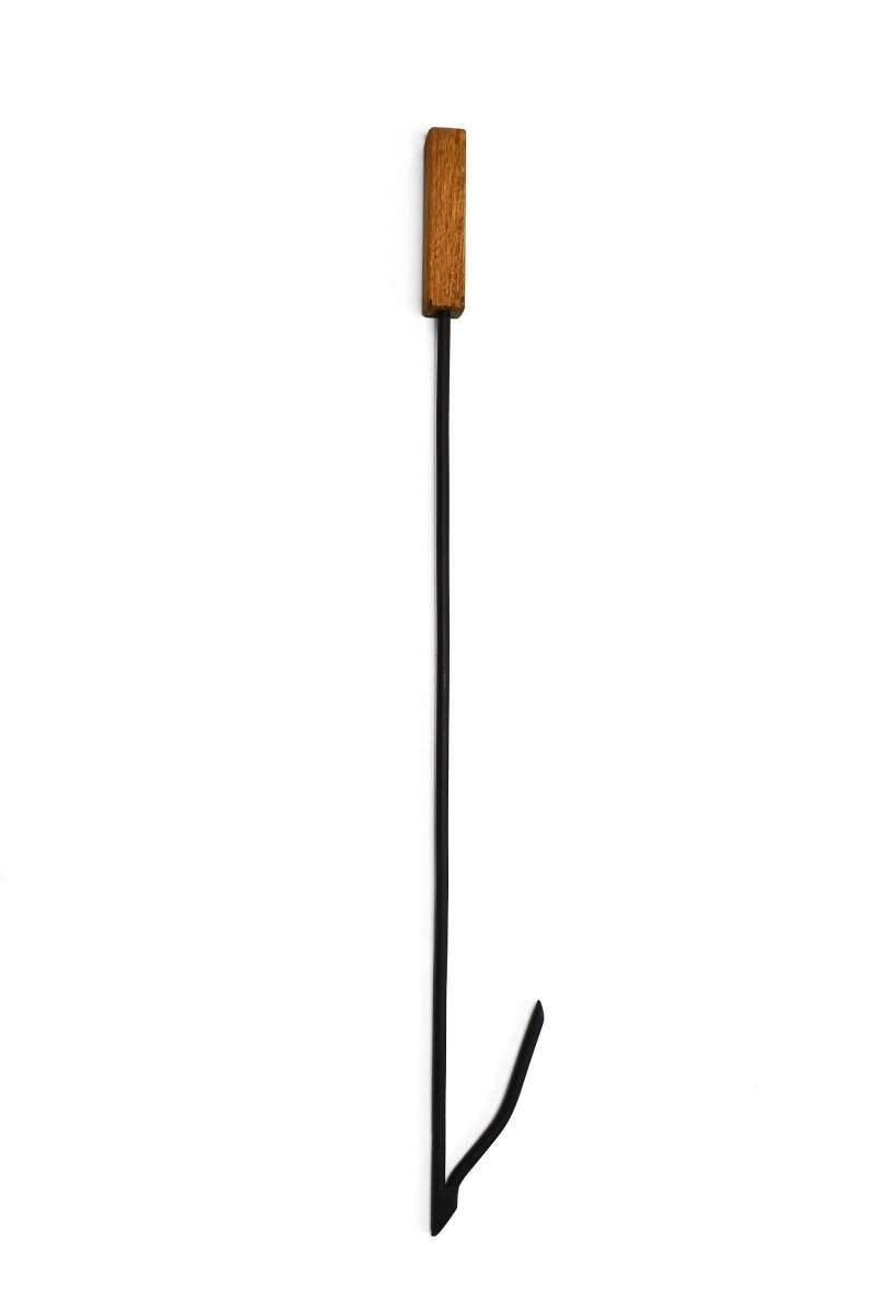 Fireplace BBQ Tools Set Fire Poker Tongs Brush Shovel And Stand | Blacksmith MadeStandGaucholife