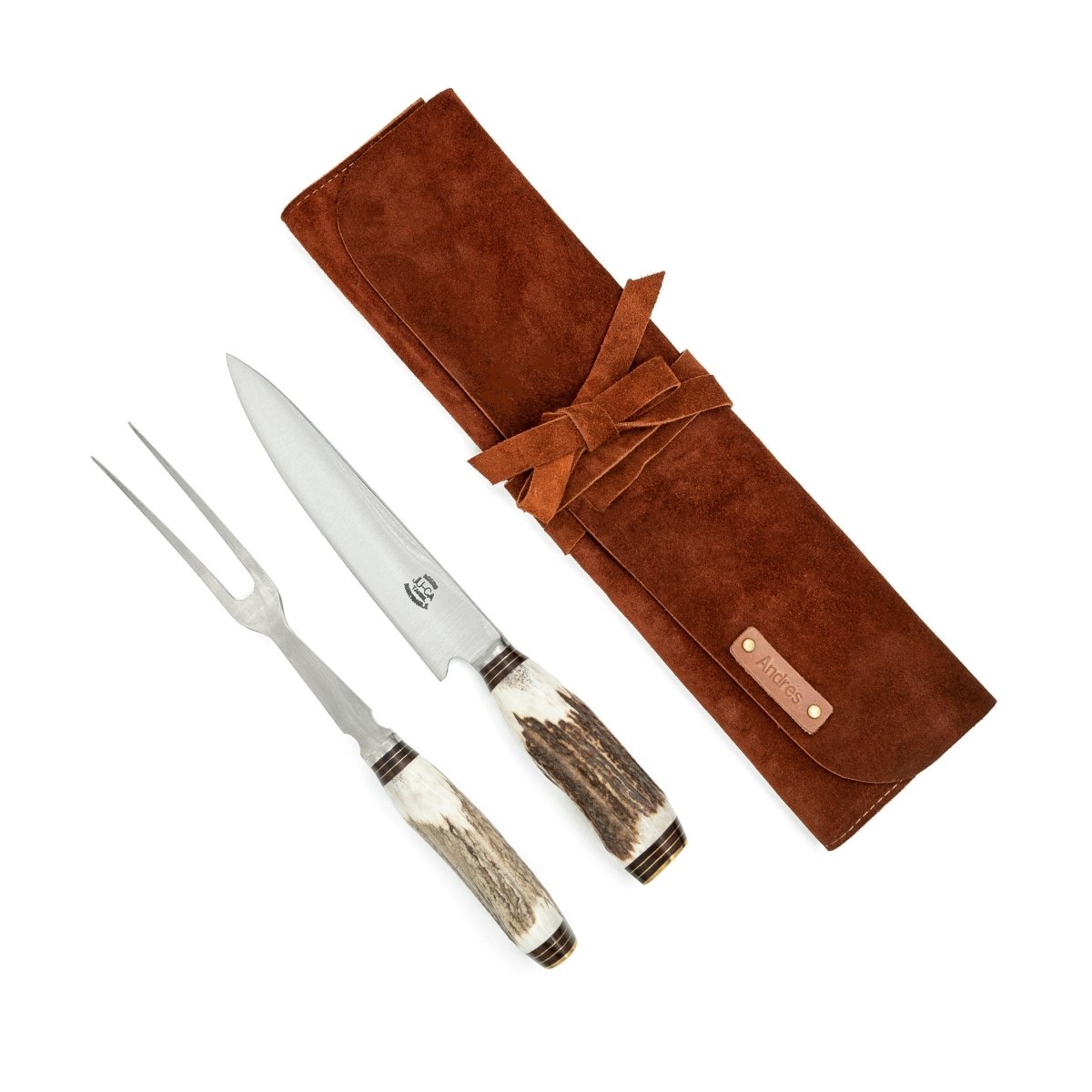 Gaucho Knife and Fork Carving Set,BoneGaucholife