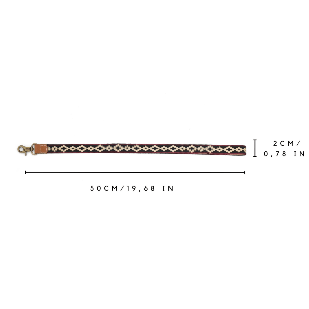 Leather Necklace Lanyard (Black)Gaucholife