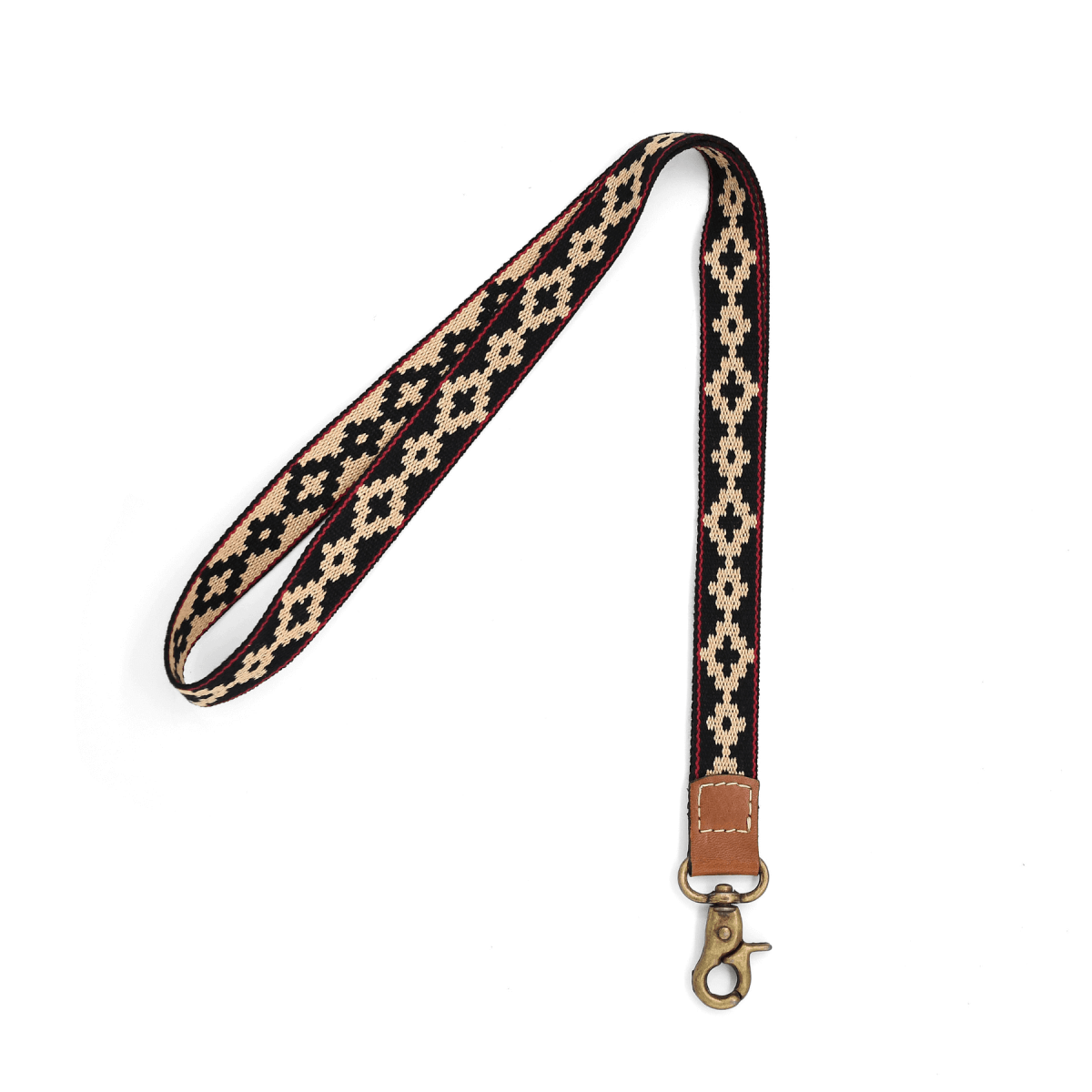 Leather Necklace Lanyard (Black)Gaucholife