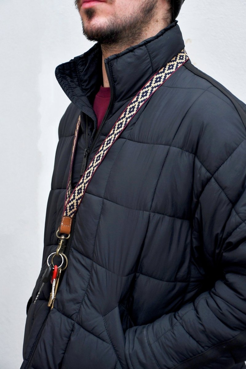 Leather Necklace Lanyard (Pampa Blue)Gaucholife
