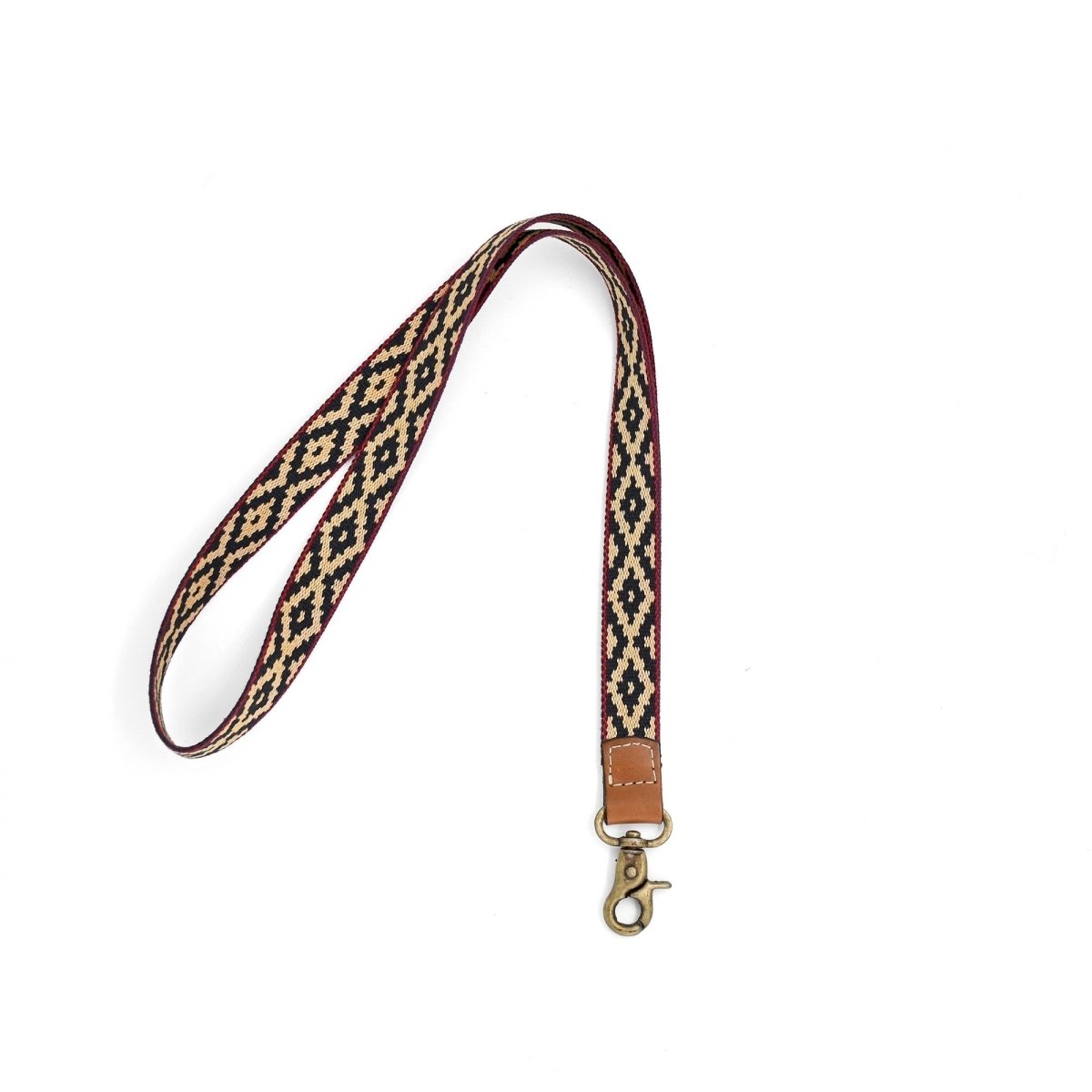 Leather Necklace Lanyard (Pampa Blue)Gaucholife