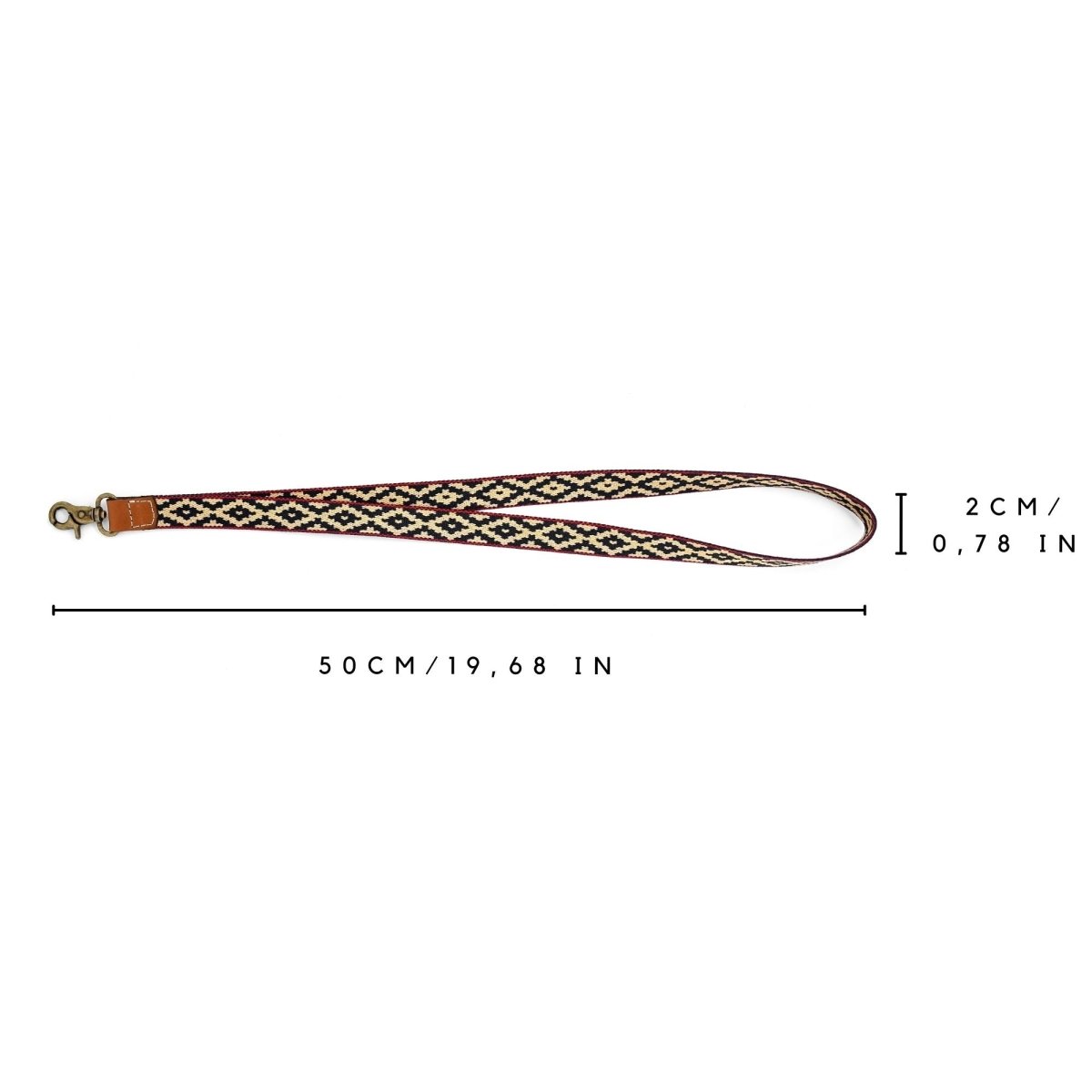 Leather Necklace Lanyard (Pampa Blue)Gaucholife