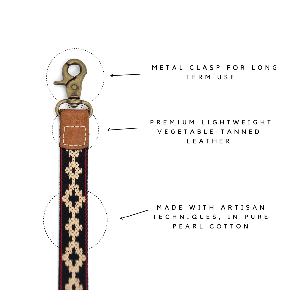 Wrist Lanyard (Black)Gaucholife