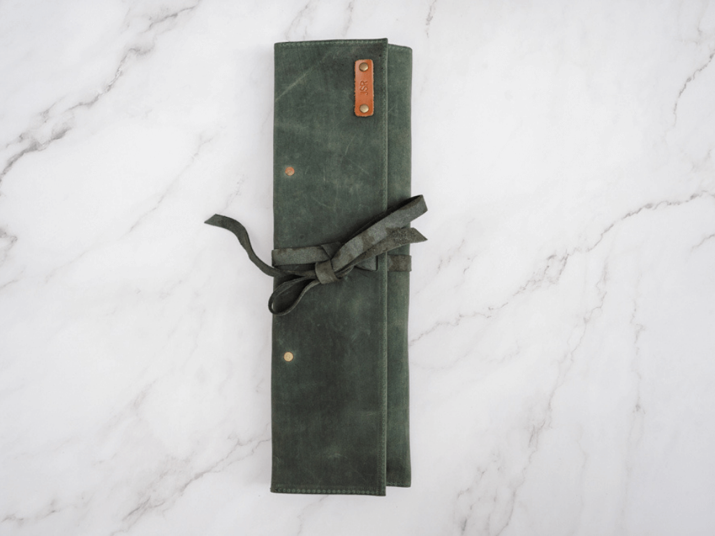 Leather Chef RollGreenGaucholife