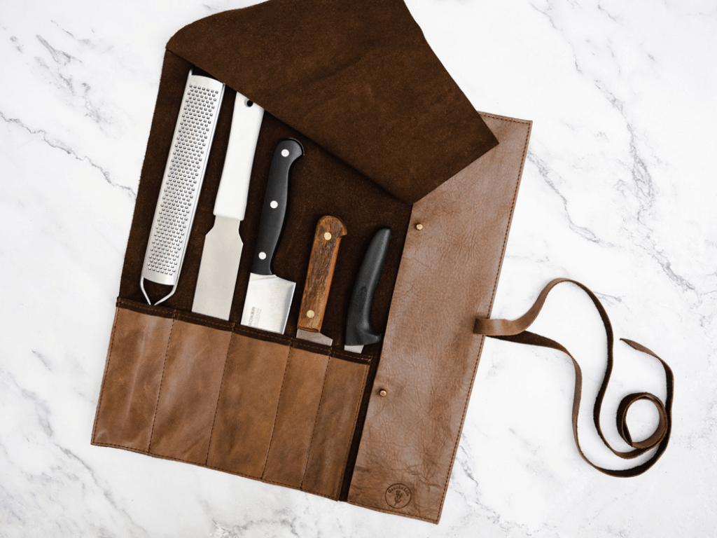 Leather Chef RollGreenGaucholife