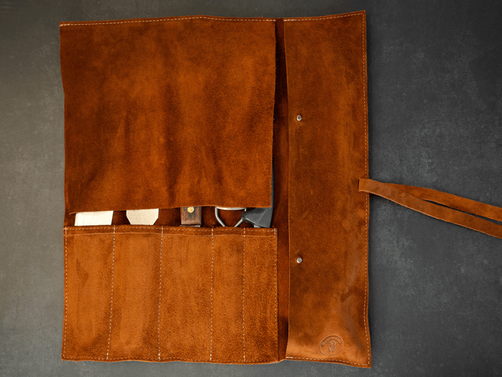 Leather Suede Chef RollGaucholife