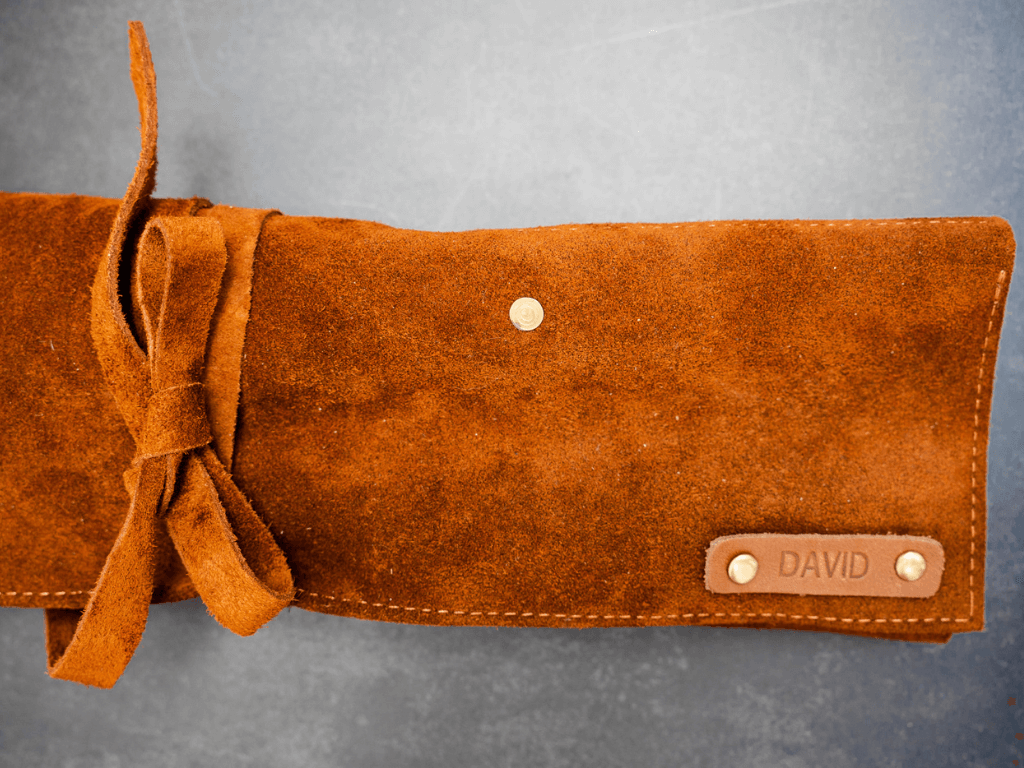 Leather Suede Chef RollGaucholife