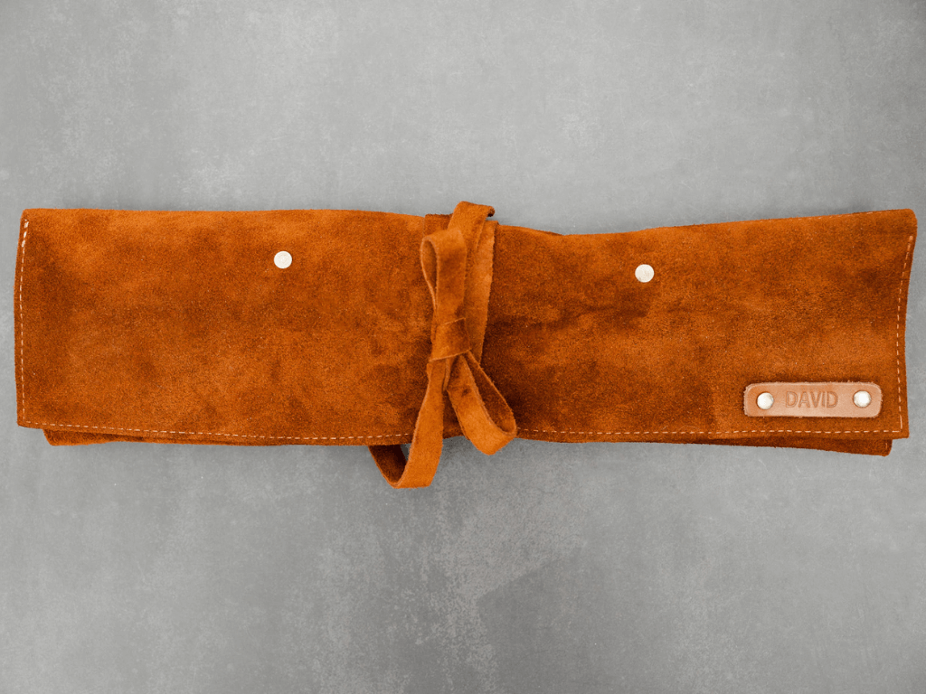 Leather Suede Chef RollGaucholife