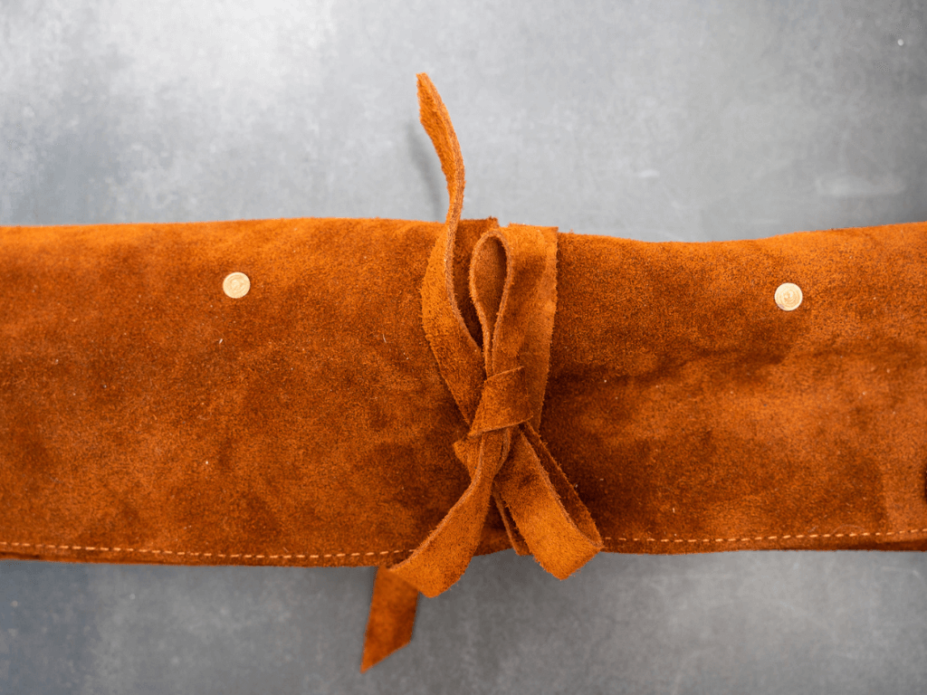 Leather Suede Chef RollGaucholife