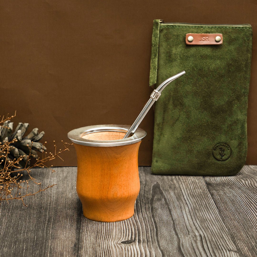 Wooden Mate Cup + Yerba Mate ContainerGreenGaucholife