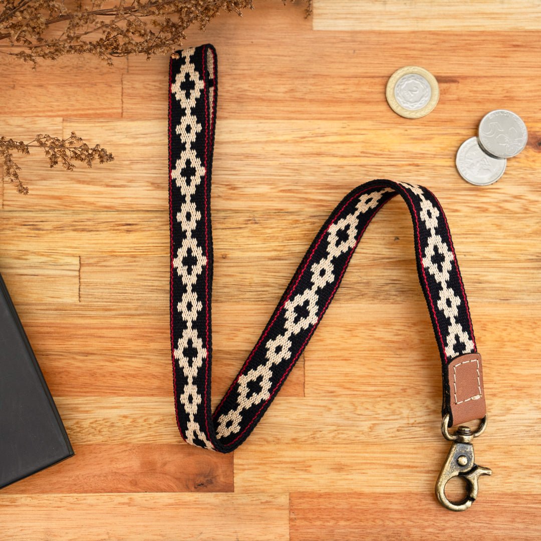 Leather Necklace Lanyard (Black)Gaucholife