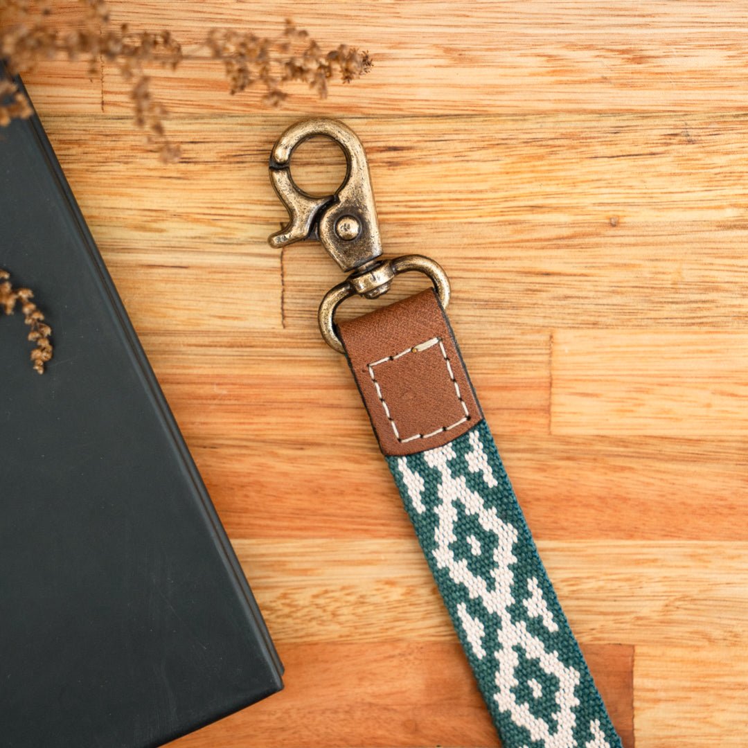 Leather Necklace Lanyard (Pampa Green)Gaucholife