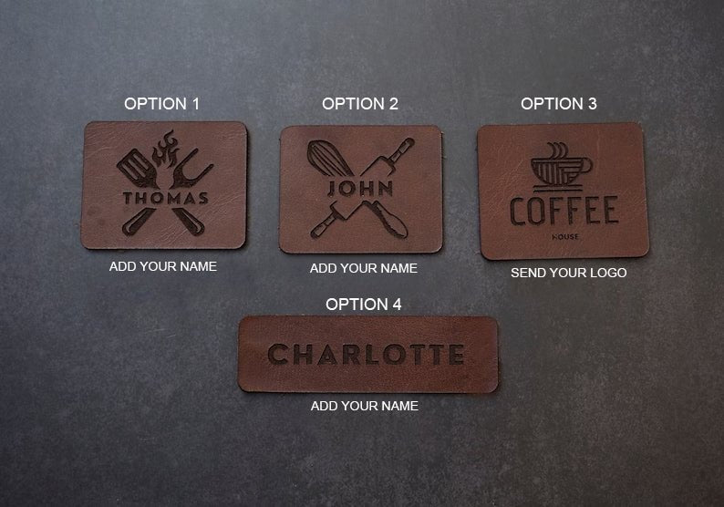 Personalized Half Leather Apron Handmade Adjustable Vegetable - Tanned Leather ApronTanGaucholife