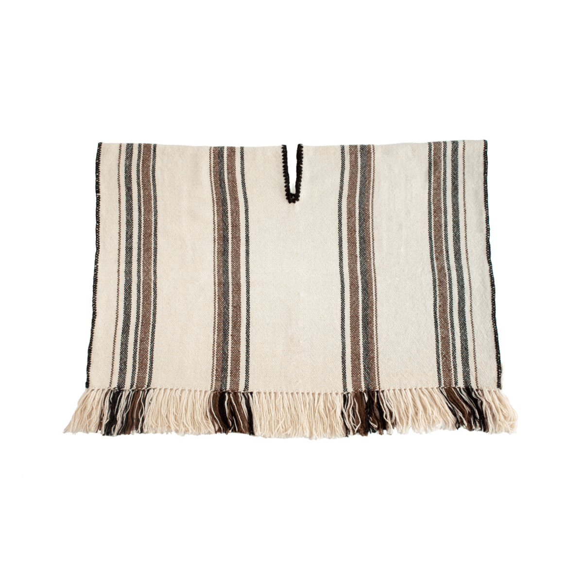 Llama Wool Knitted Poncho (Cream)Gaucholife