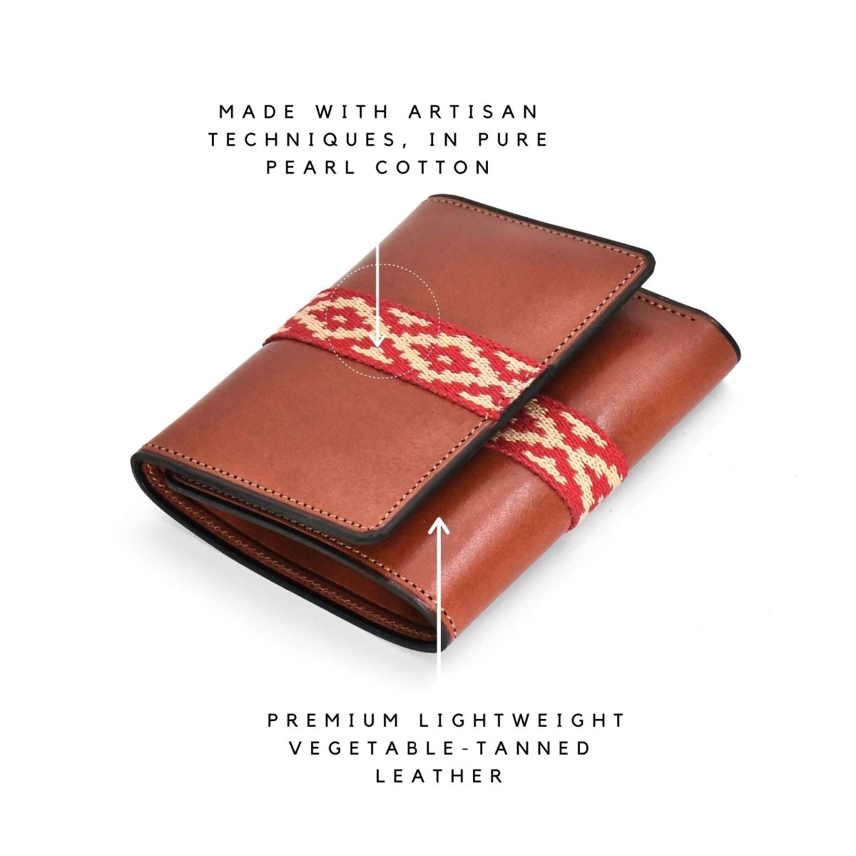Unisex Premium Woven Trifold WalletGaucholife