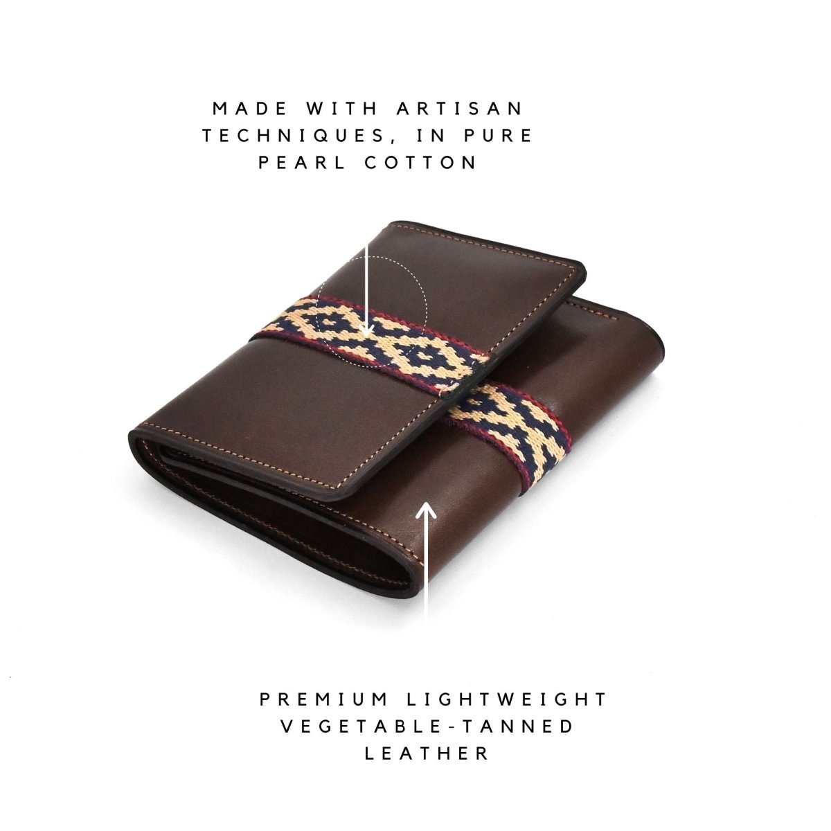Unisex Premium Woven Trifold WalletGaucholife