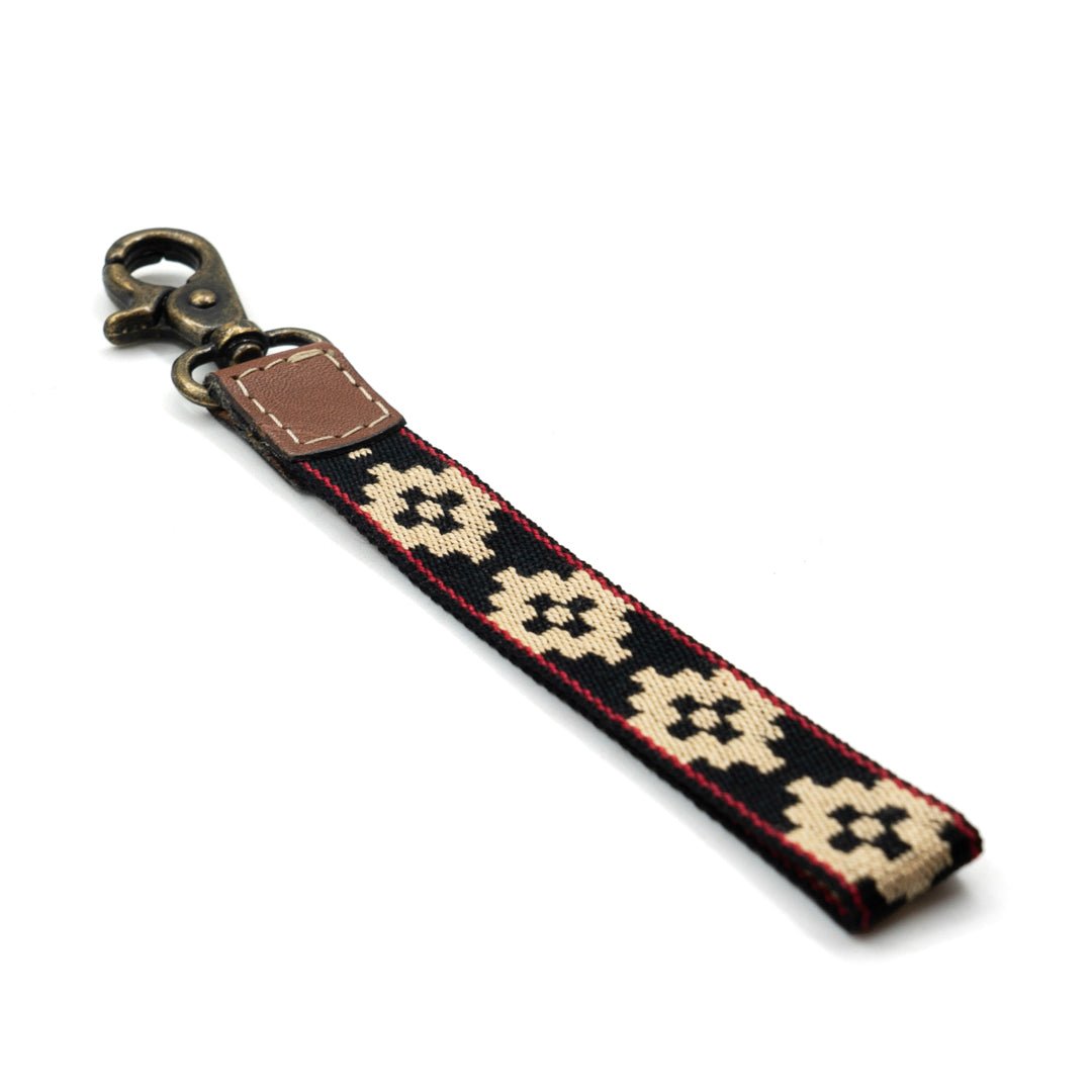 Wrist Lanyard (Black/Tan)Gaucholife