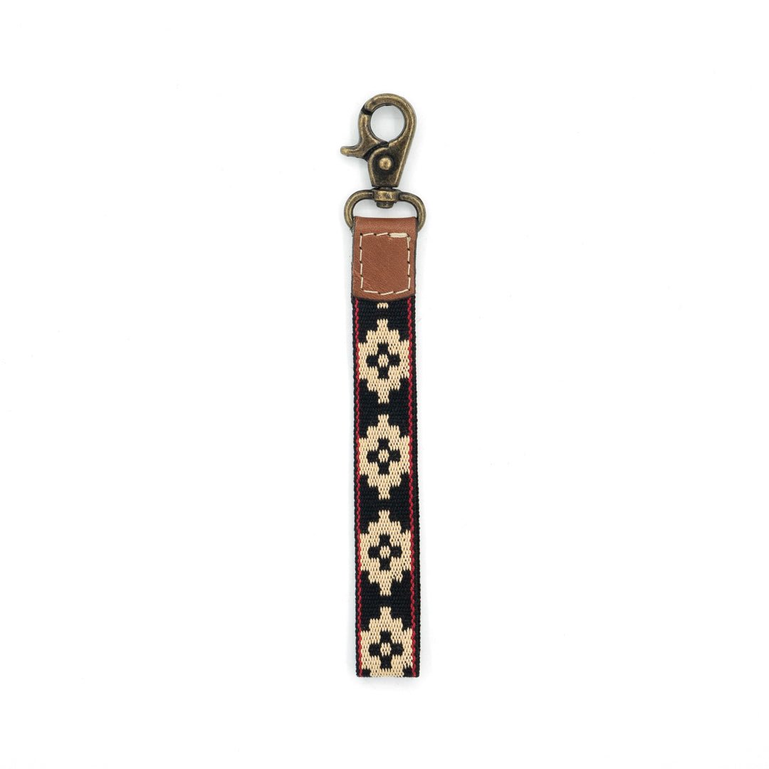 Wrist Lanyard (Black/Tan)Gaucholife