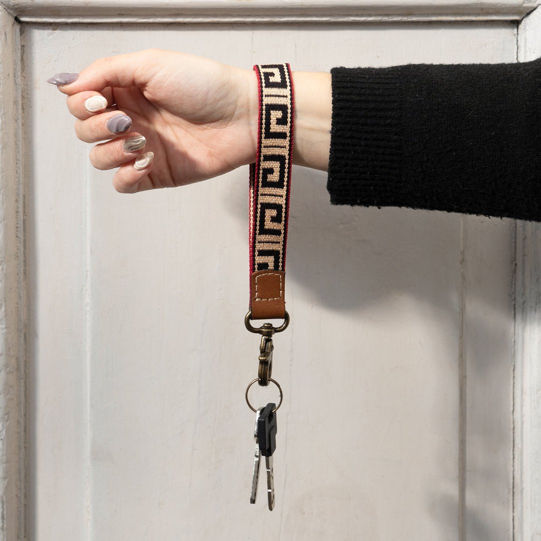 Wrist Lanyard (Greek Black)Gaucholife