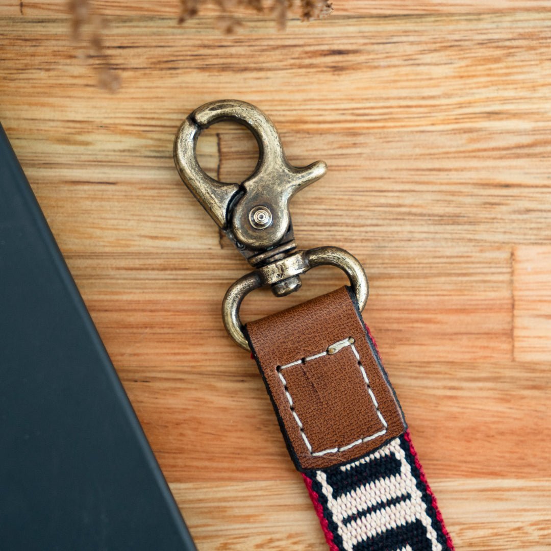 Wrist Lanyard (Greek Black)Gaucholife