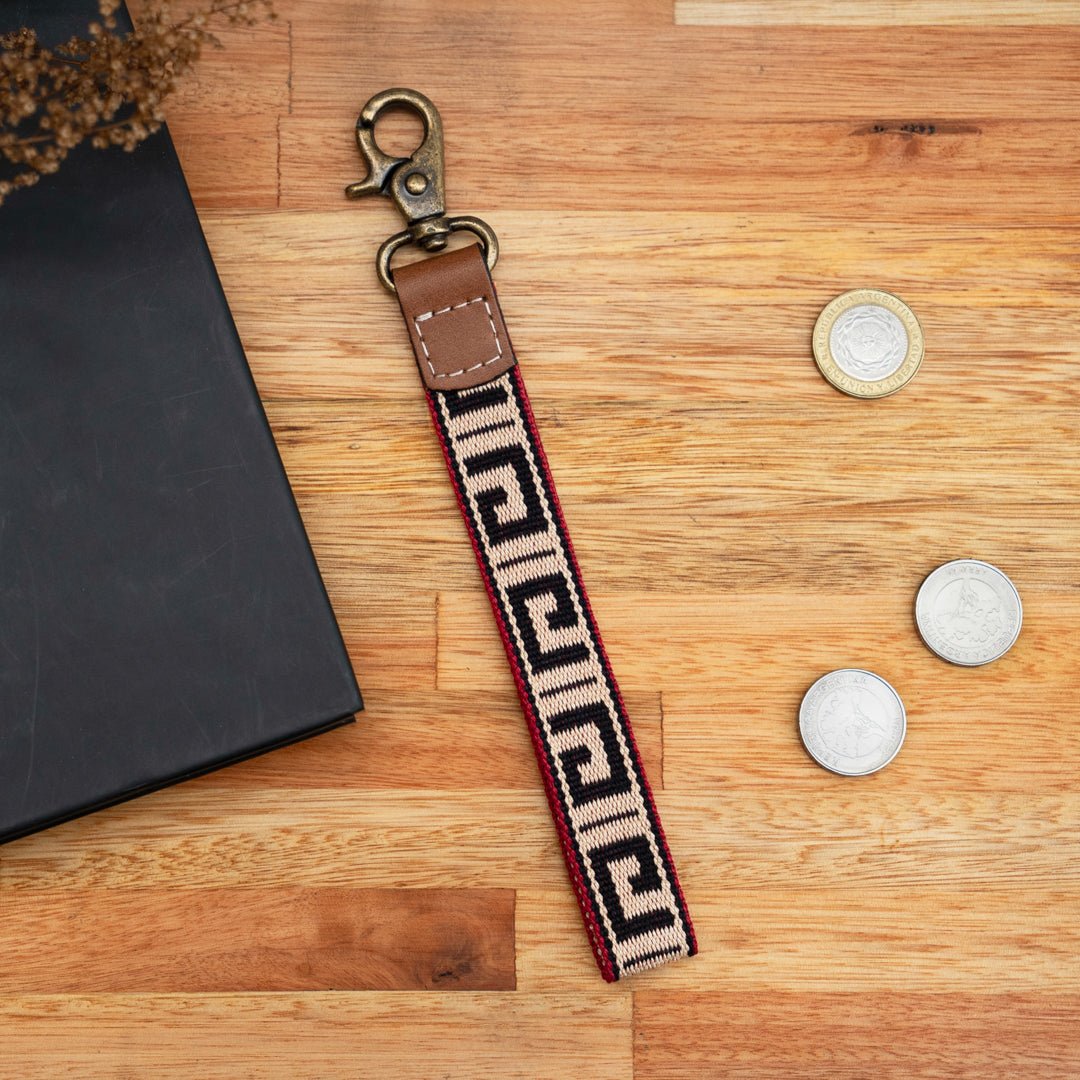 Wrist Lanyard (Greek Black)Gaucholife