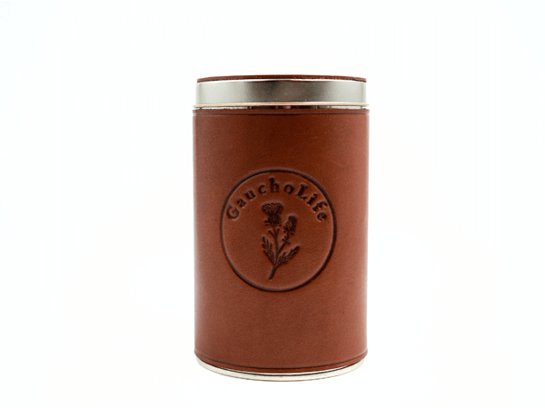Tan Yerba Mate Container