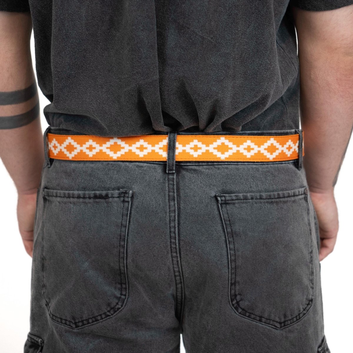 Guarda Pampas Woven Belt (Orange)30 inchesGaucholife