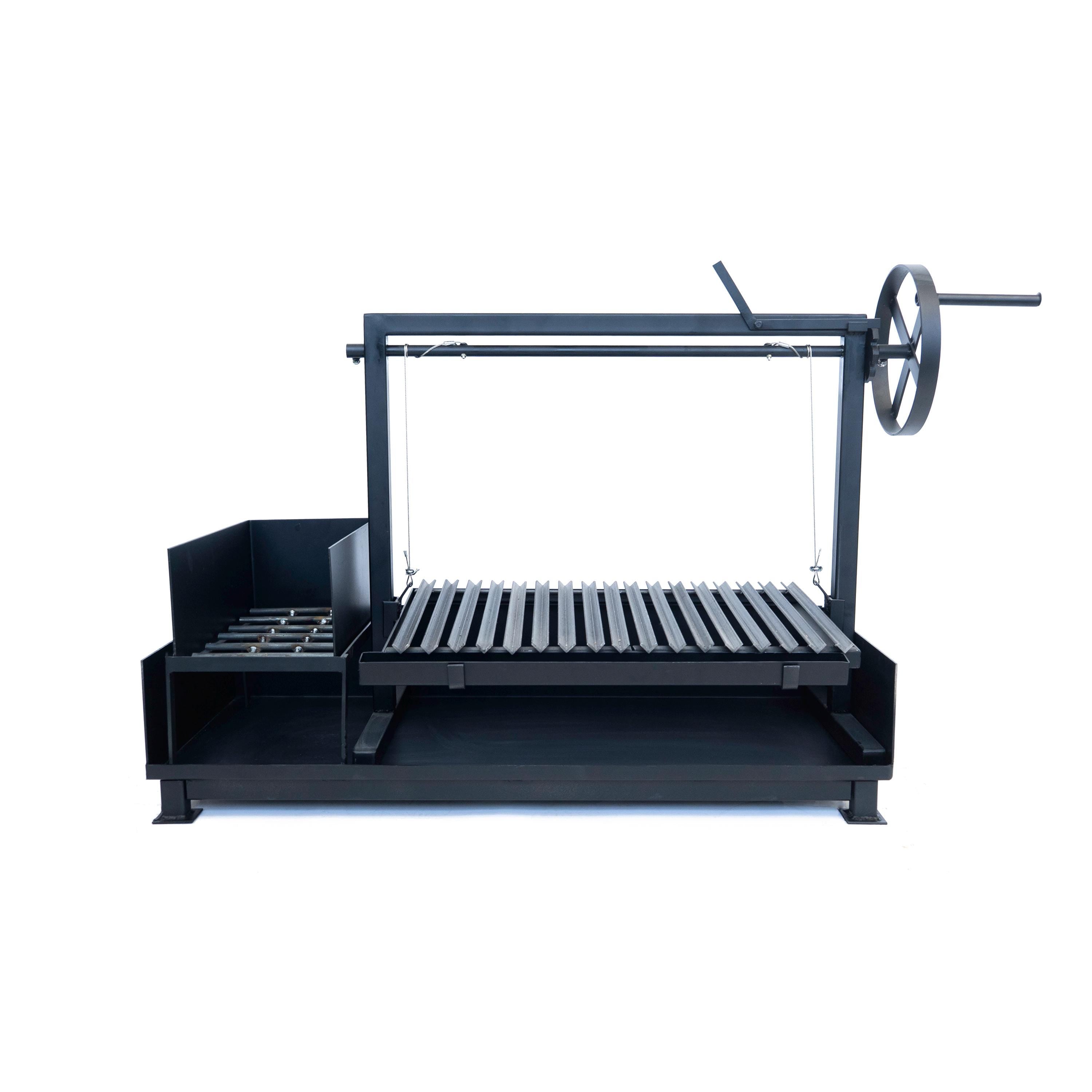 Argentine Santa Maria grill with brasero countertop