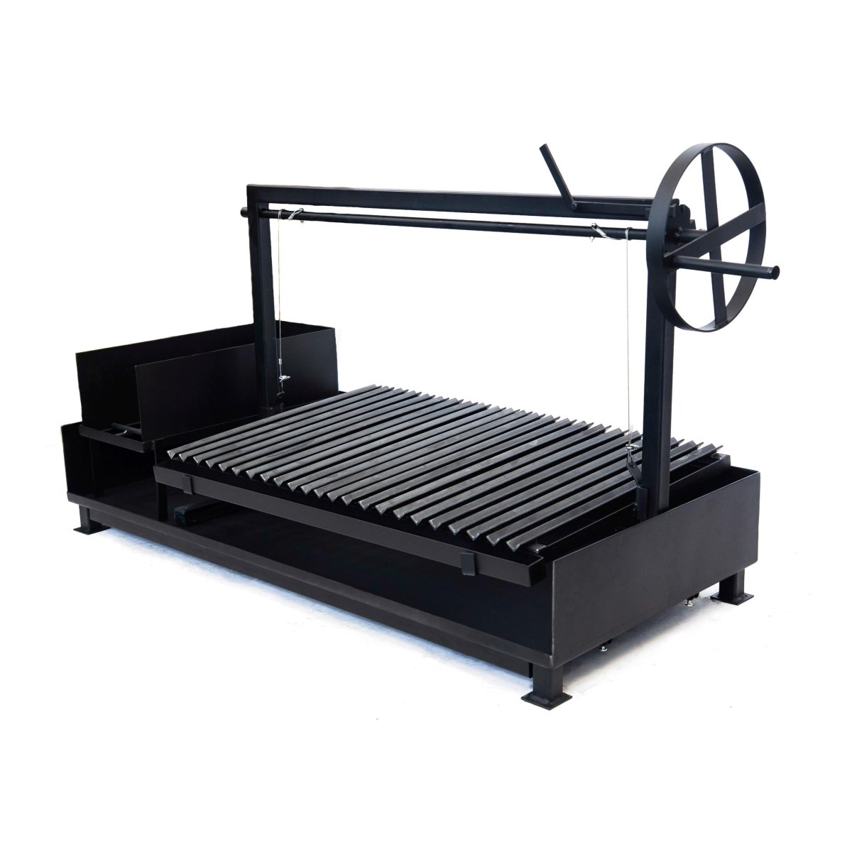 Argentine Iron Medium Santa Maria grill with brasero countertopRound BarsGaucholife