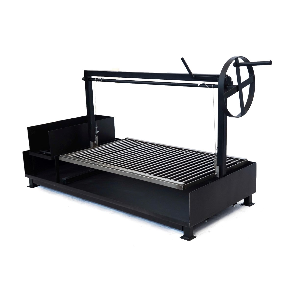 Argentine Inox Medium Santa Maria grill with brasero countertopV ShapeGaucholife