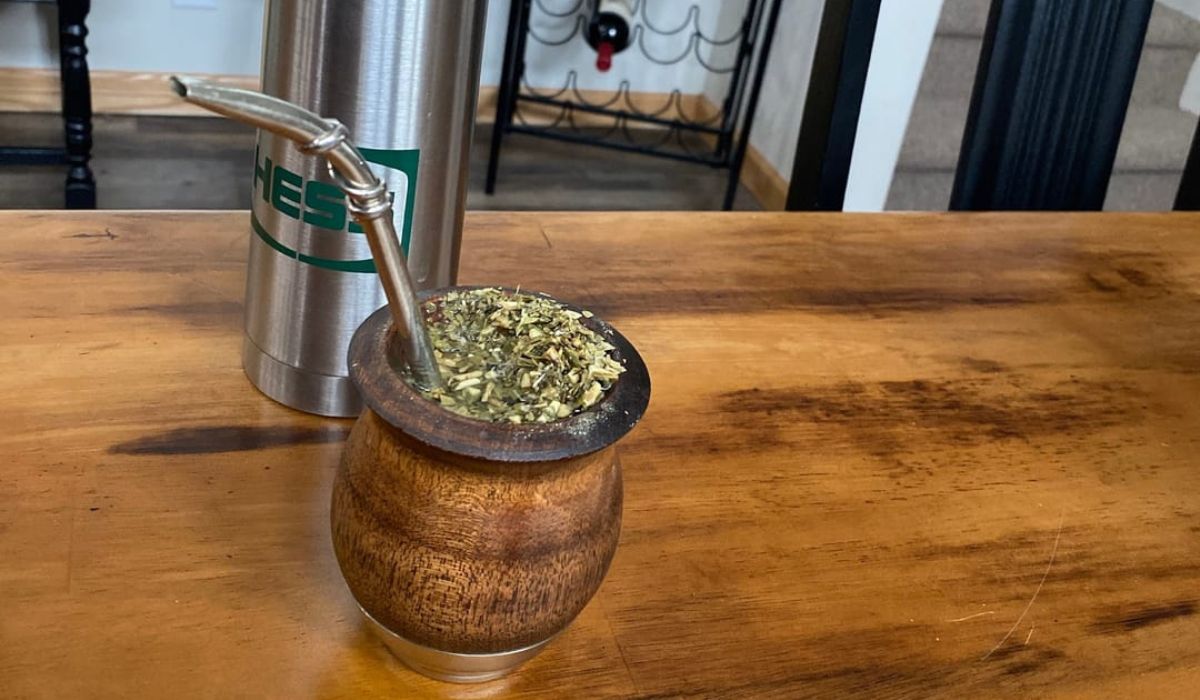 Curing a wooden mate cup