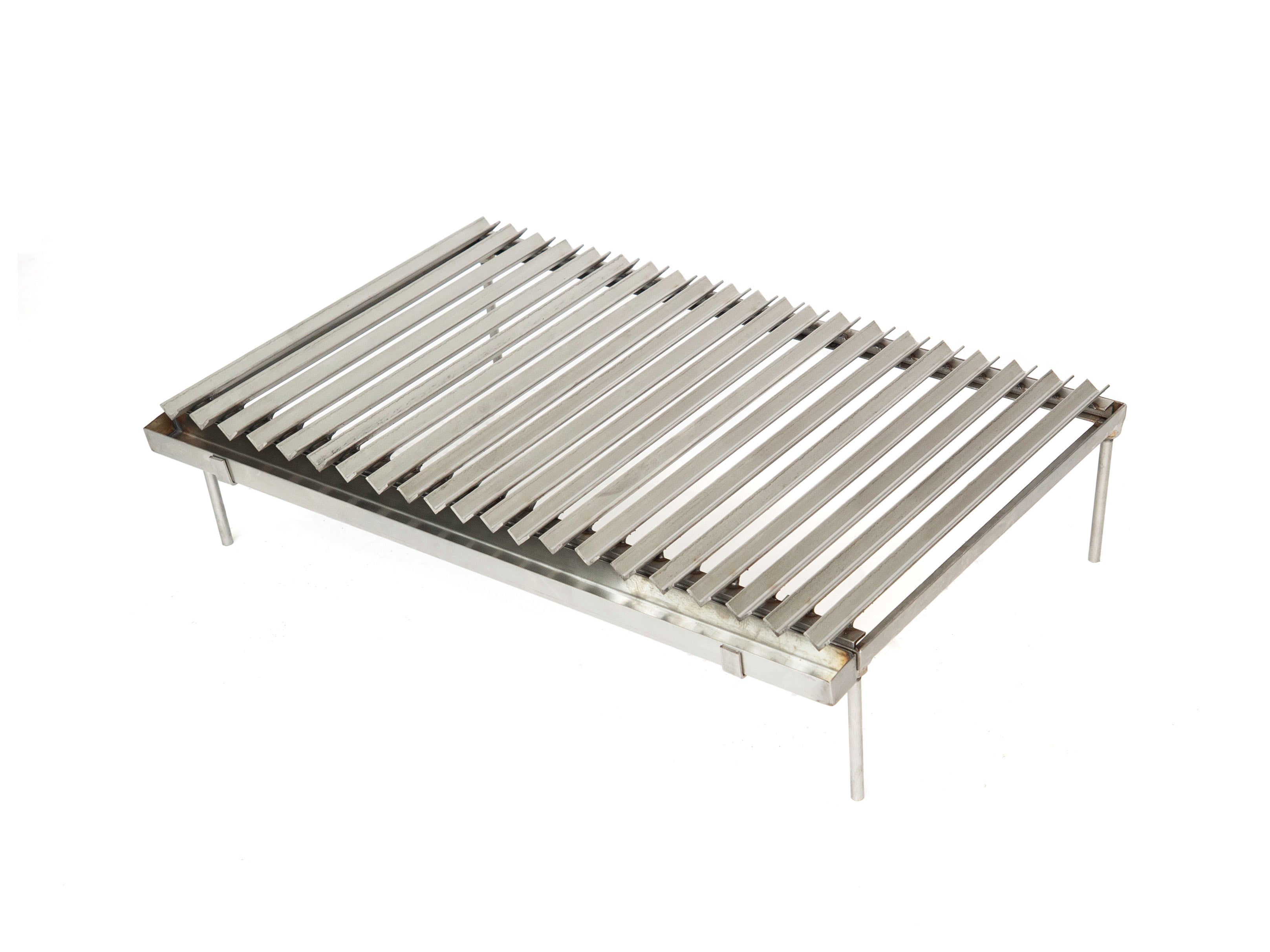Stainless V Shape Argentine Grill