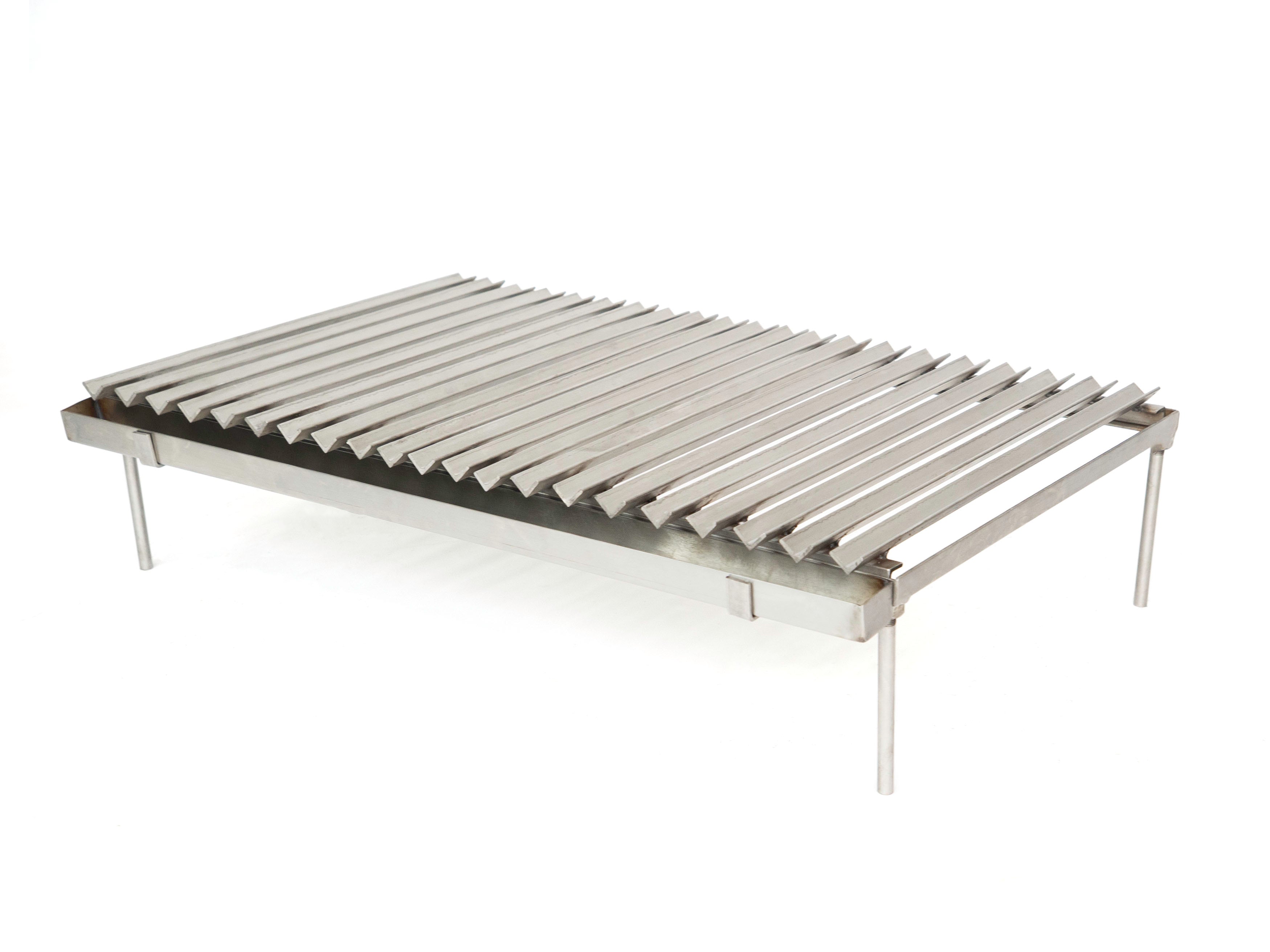 Stainless V Shape Argentine Grill
