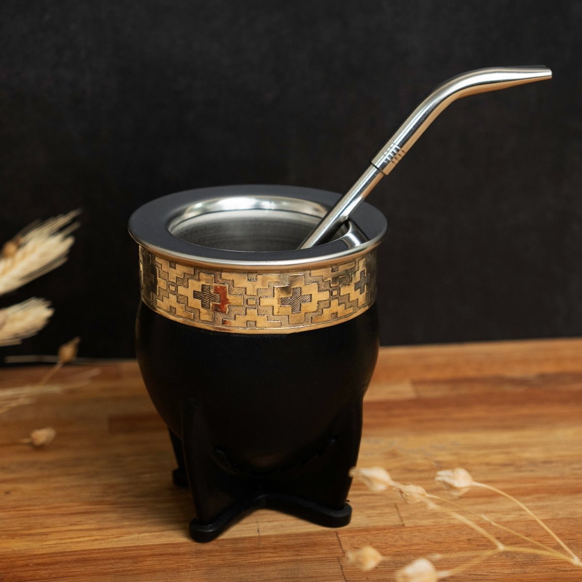 Inox Imperial Mate Cup BlackGaucholife