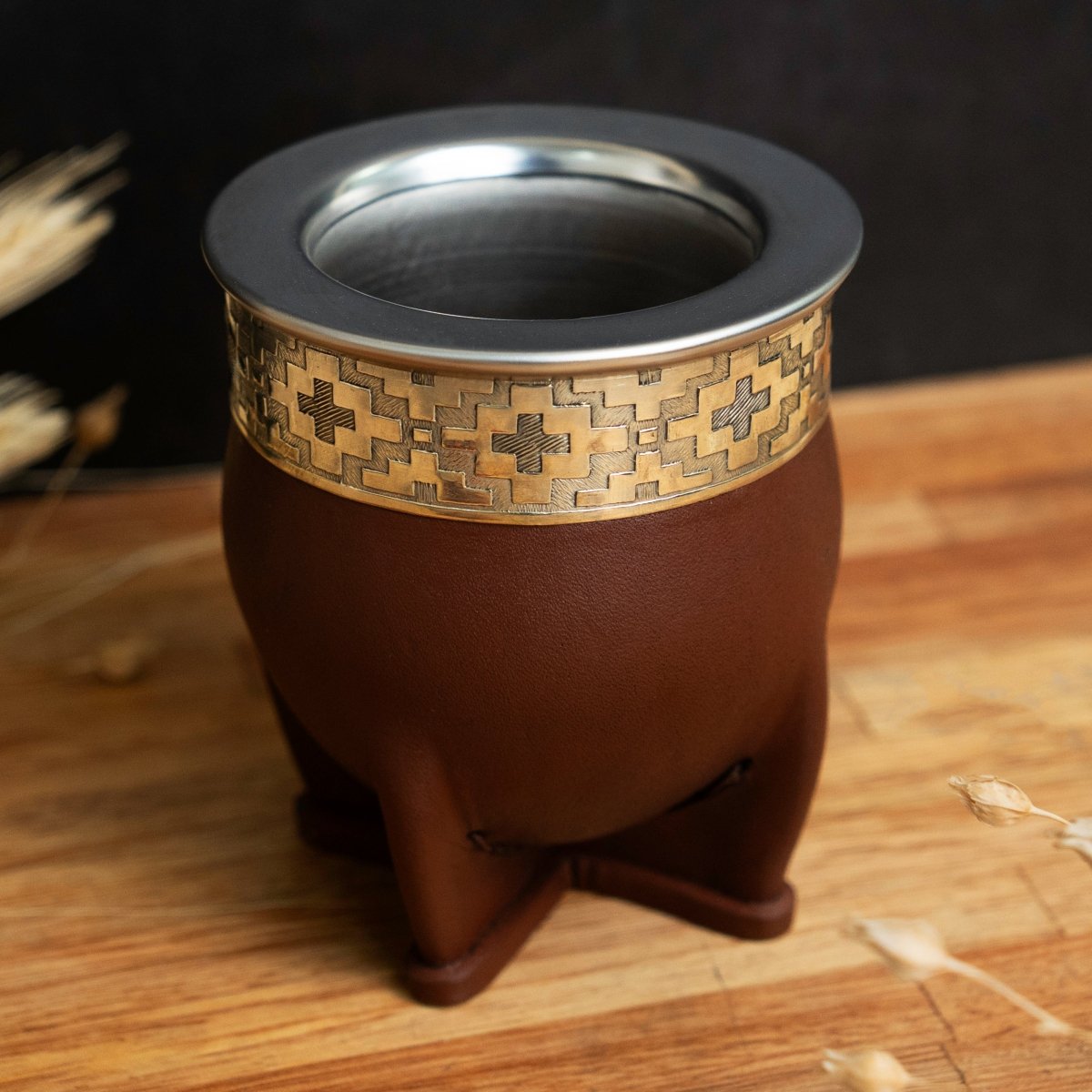 Inox Imperial Mate Cup BrownGaucholife