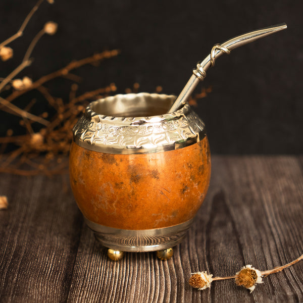 Mate Gourd, Argentinian Mate Gourd, Calebasse Mate, Yerba Mate Gourd