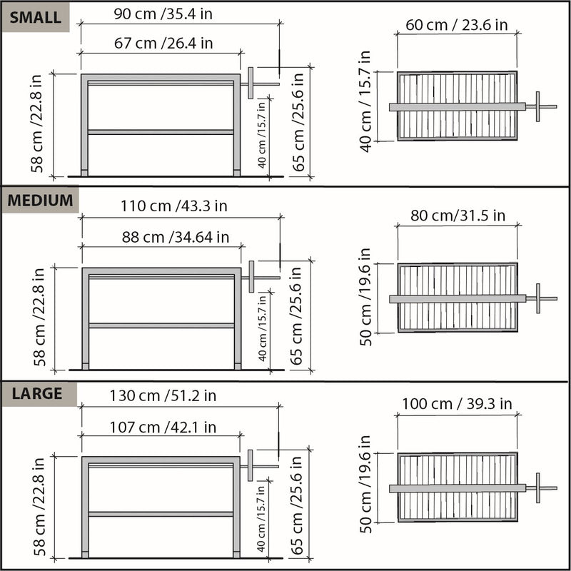 Grill Capacity Chart