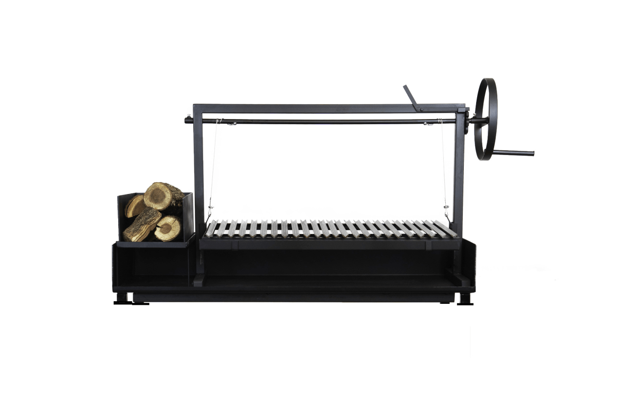Premium Santa Maria Grill with V - Shaped GratesGaucholife