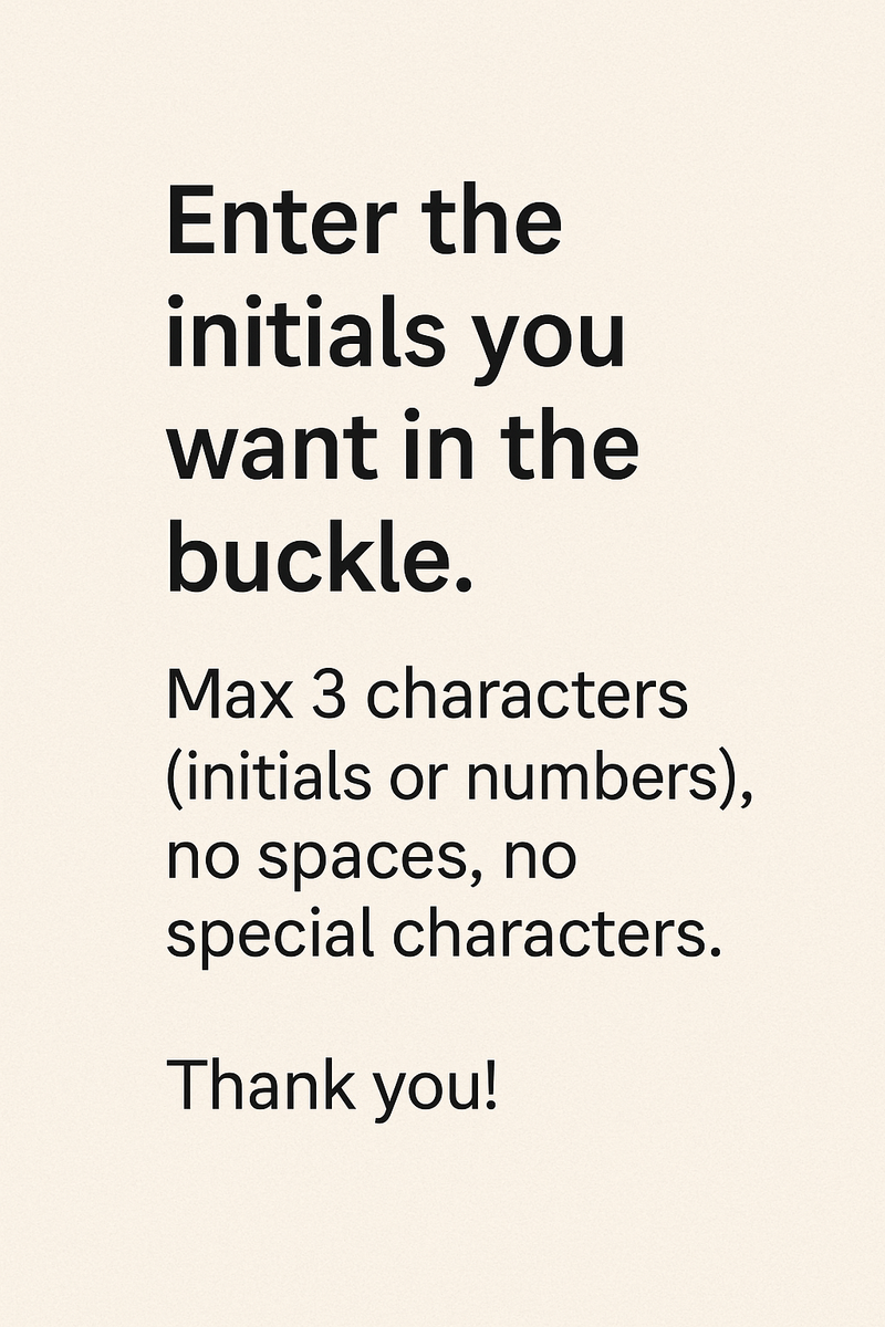 Personalization instructions